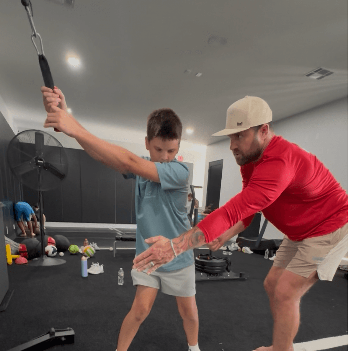 Professional golf lesson