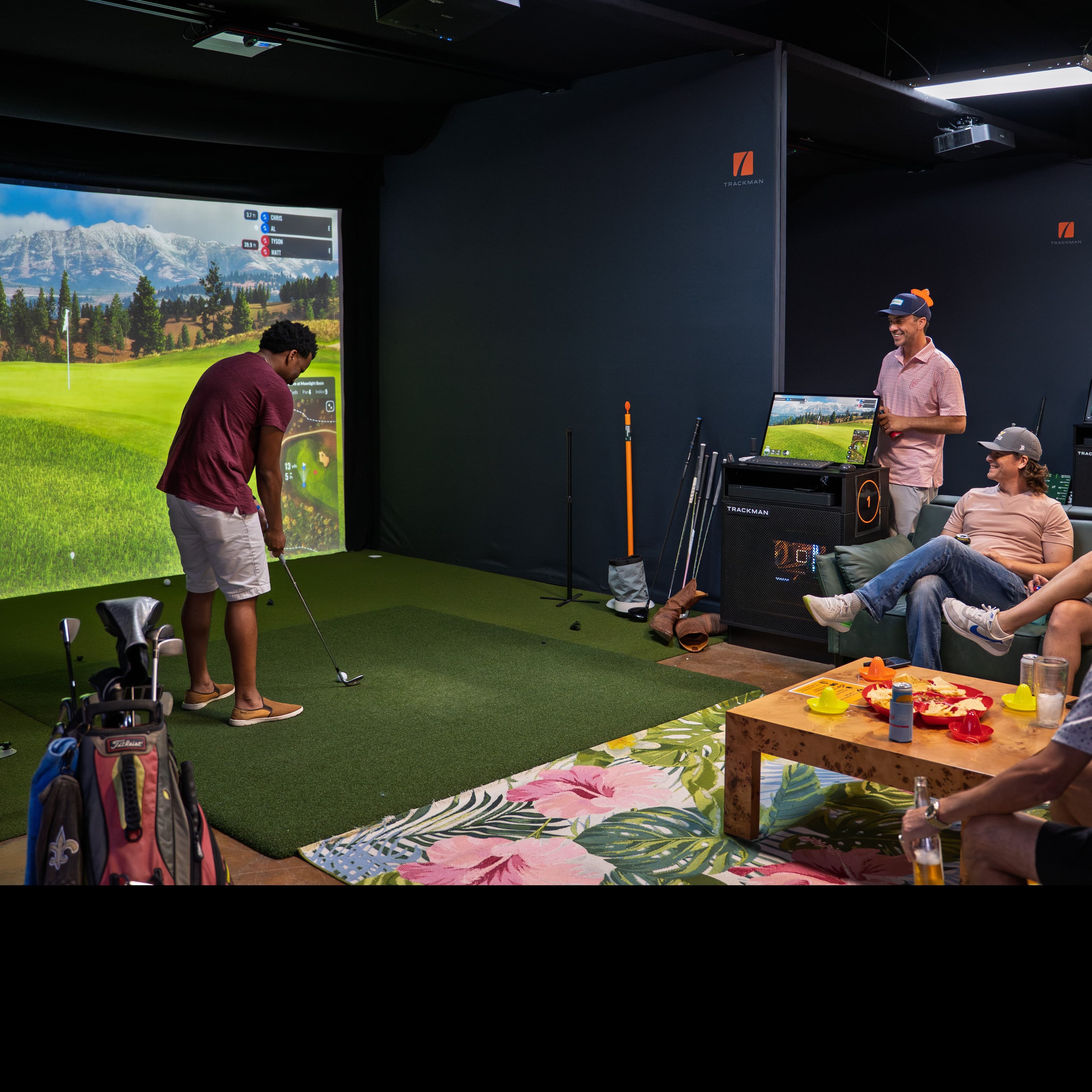 Simulator bay session